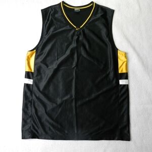 Pittsburgh Penguins Nike Hockey Tank Adult Large Black Yellow Center Swoosh Logo